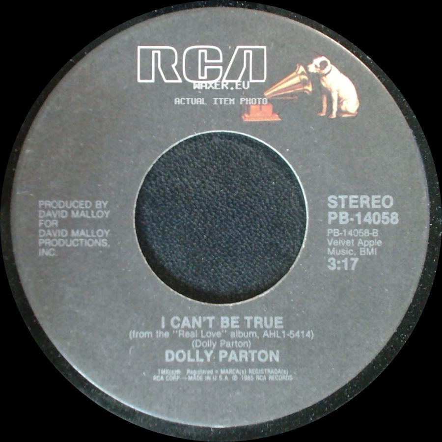 Dolly Parton / Dolly Parton (Duet With Kenny Rogers) - I Can't Be True / Real Love side A