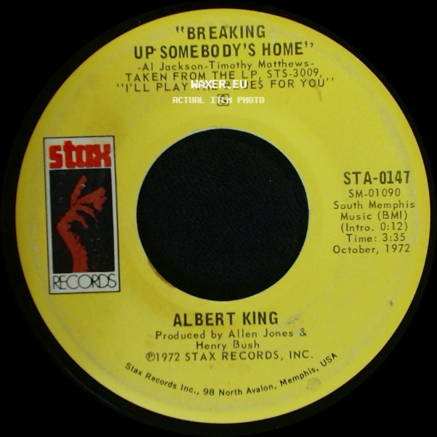 Albert King - Breaking Up Somebody's Home / Little Brother (Make A Way) side A