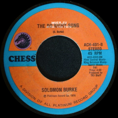 Solomon Burke - The Do Right Song / I'll Never Stop Loving You (Never Ever Song) side A