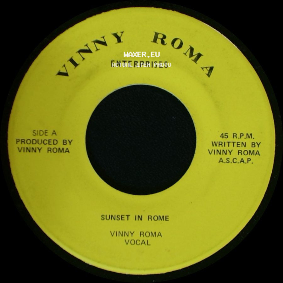 Vinny Roma - Sunset In Rome / The Italian Heart Mandolin' Solo side A