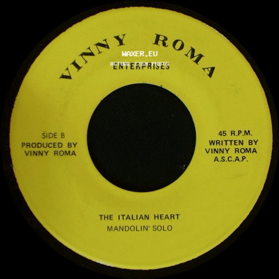 Vinny Roma - Sunset In Rome / The Italian Heart Mandolin' Solo side B