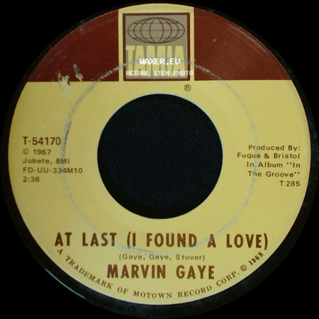 Marvin Gaye - Chained / At Last (I Found A Love) side B