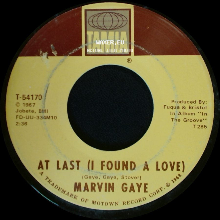 Marvin Gaye - Chained / At Last (I Found A Love) side B