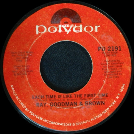 Ray, Goodman & Brown - Each Time Is Like The First Time / How Can Love So Right (Be So Wrong) side A