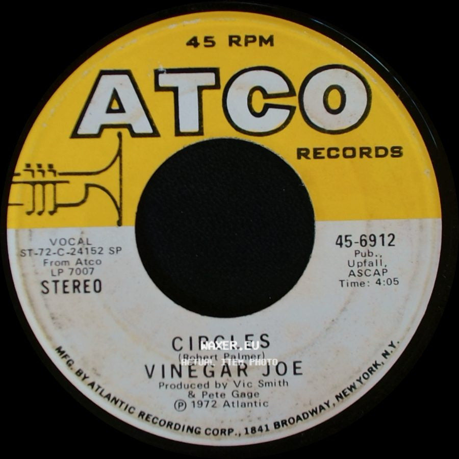 Vinegar Joe - See The World / Circles side B