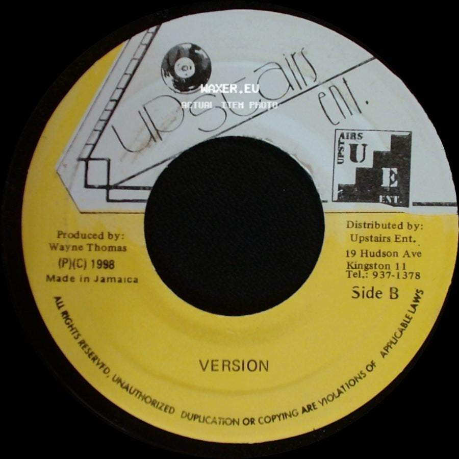 Roger Flames - Certain Man / Version side B