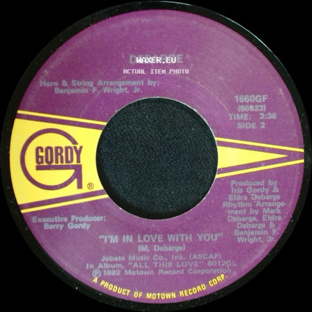 Debarge - "All This Love" / I'm In Love With You side B