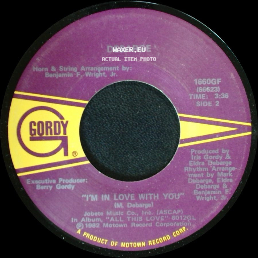 Debarge - "All This Love" / I'm In Love With You side B
