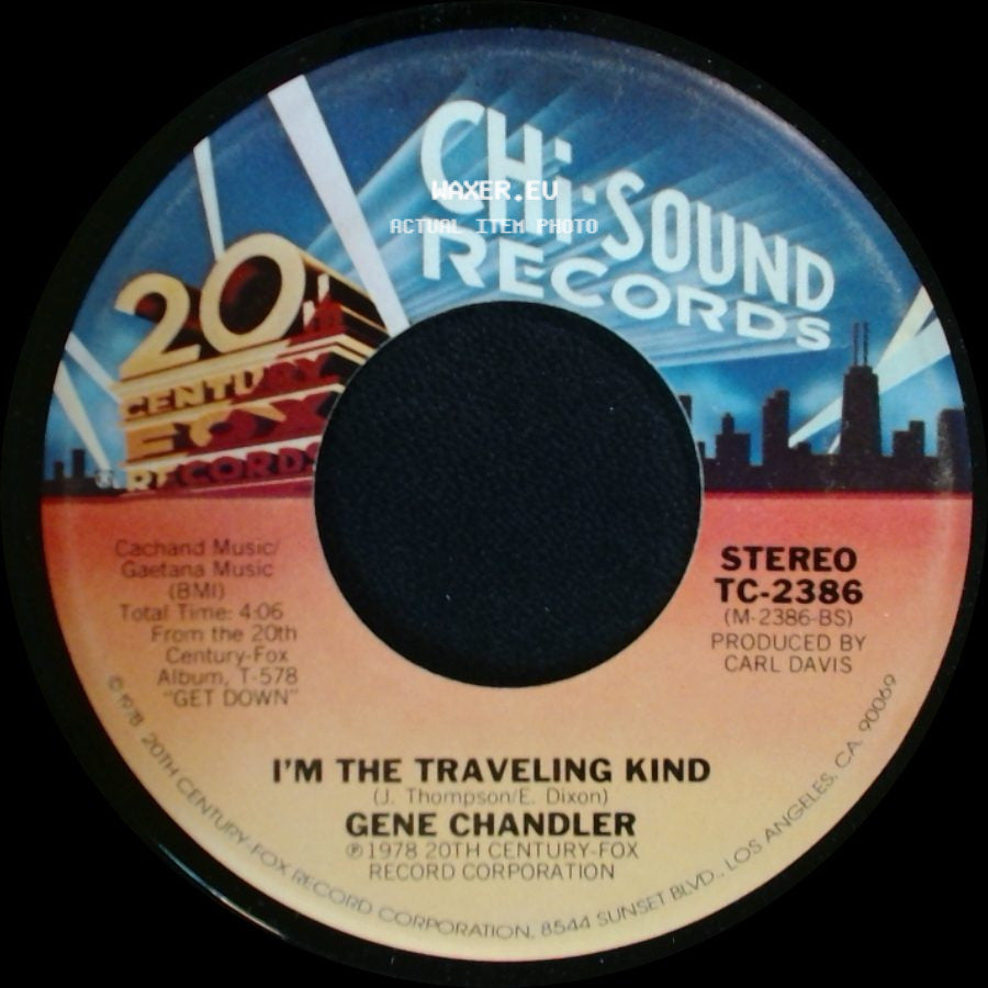 Gene Chandler - Get Down / I'm The Traveling Kind side B