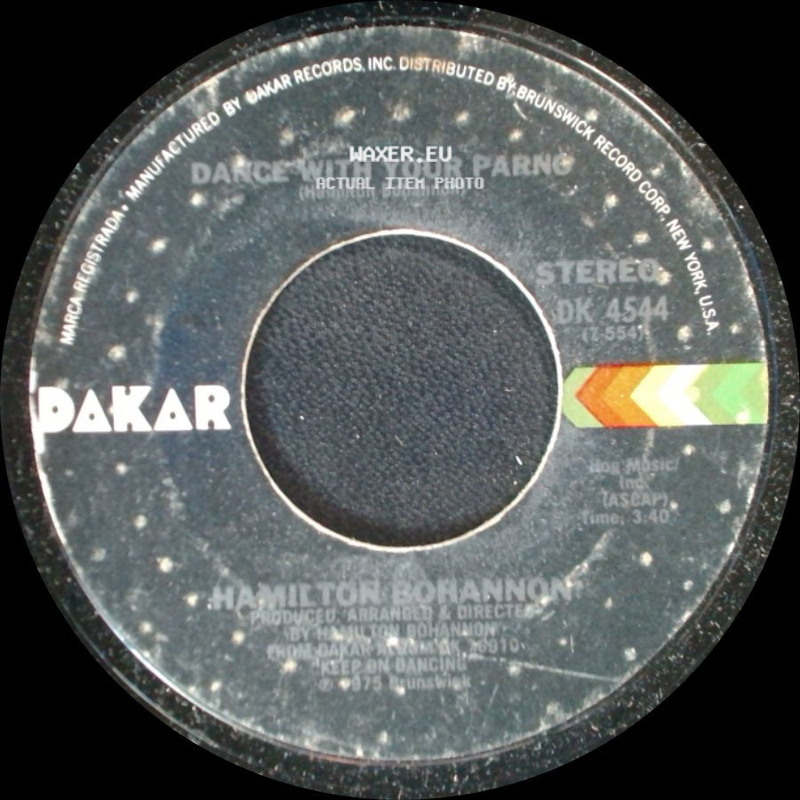 Hamilton Bohannon - Dance With Your Party / Foot Stompin Music side A