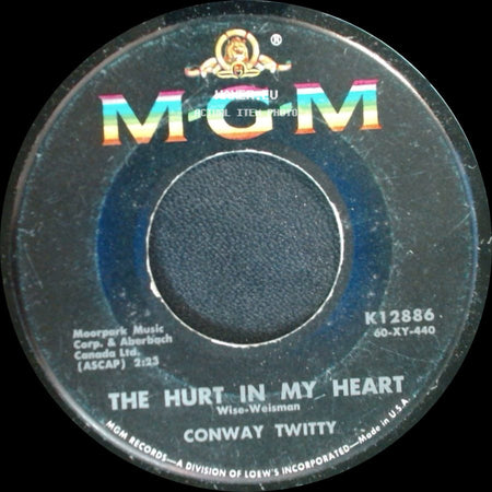Conway Twitty - What Am I Living For / The Hurt In My Heart side B