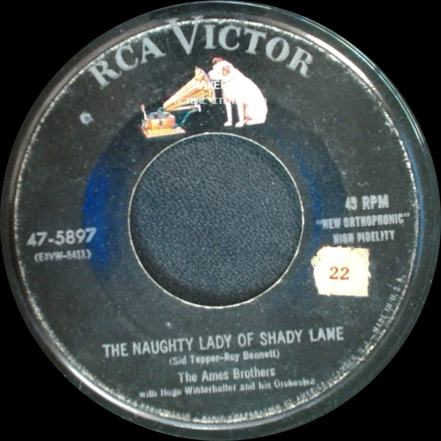 The Ames Brothers - The Naughty Lady Of Shady Lane / Addio side A