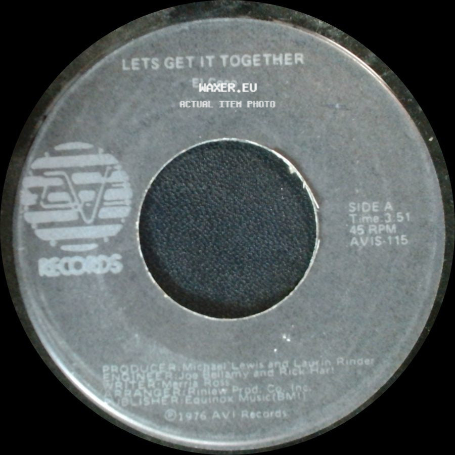 El Coco - Lets Get It Together / Fait Le Chat (Do The Cat) side A