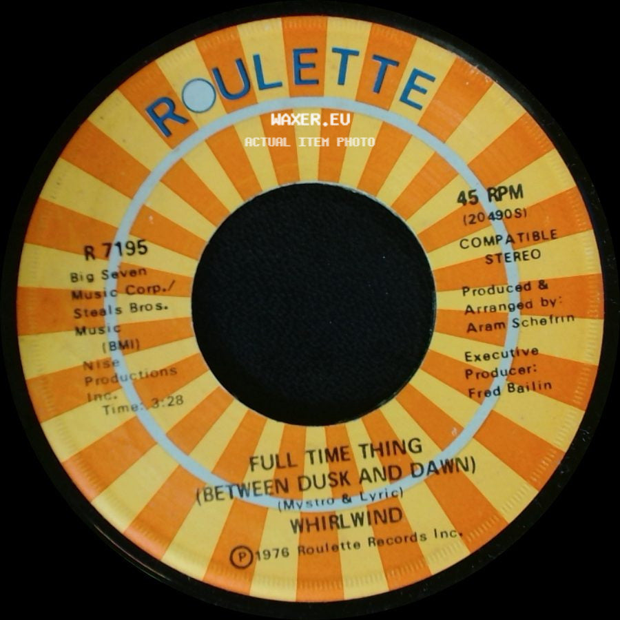 Whirlwind - Don't Let Him Get The Best Of You / Full Time Thing (Between Dusk And Dawn) side B