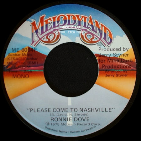 Ronnie Dove - Please Come To Nashville / Please Come To Nashville side A