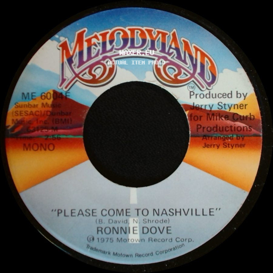 Ronnie Dove - Please Come To Nashville / Please Come To Nashville side A