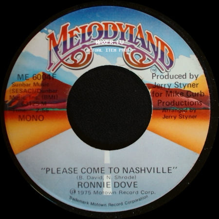 Ronnie Dove - Please Come To Nashville / Please Come To Nashville side A