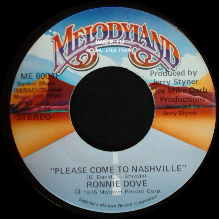 Ronnie Dove - Please Come To Nashville / Please Come To Nashville side B