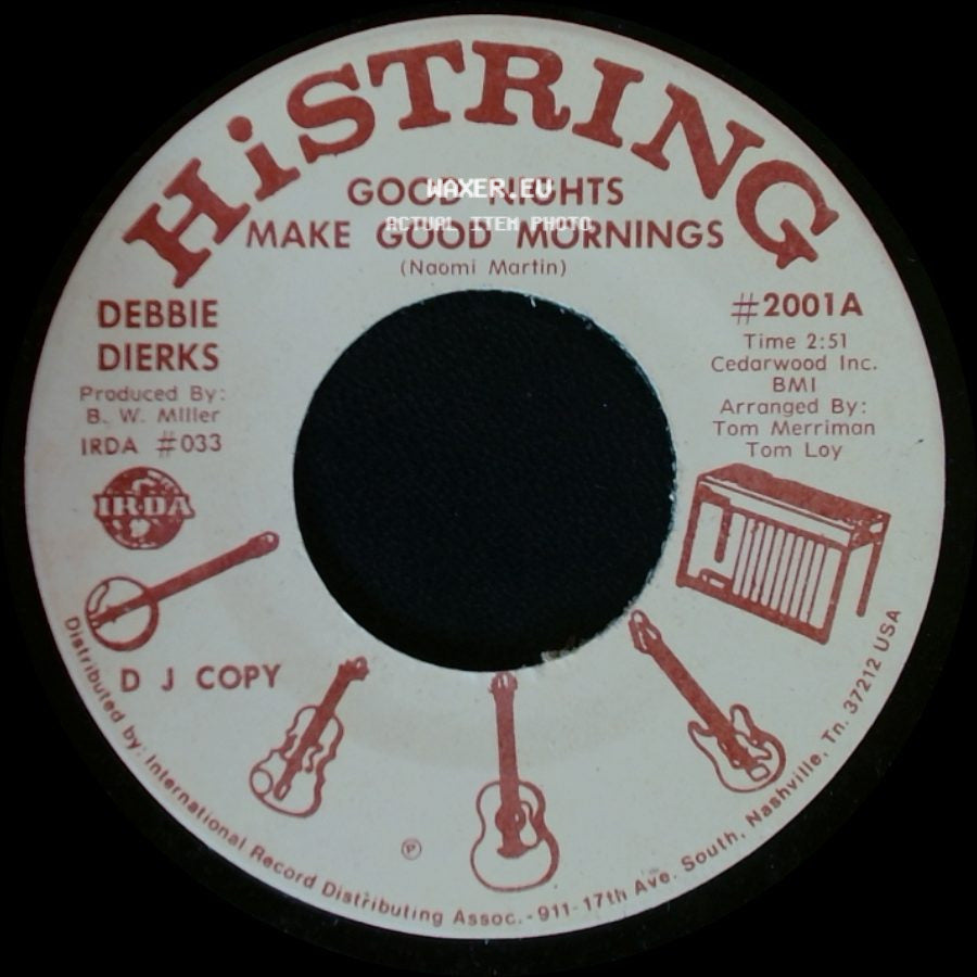 Debbie Dierks - Good Nights Make Good Mornings / Good Nights Make Good Mornings side B