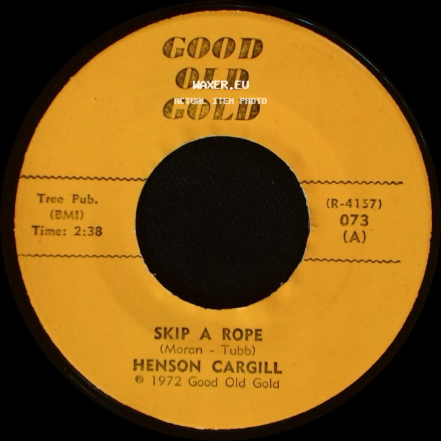 The Heartbreakers / Henson Cargill - Cradle Rock / Skip A Rope side B