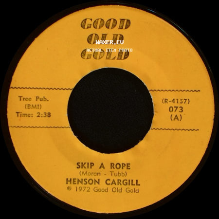 The Heartbreakers / Henson Cargill - Cradle Rock / Skip A Rope side B