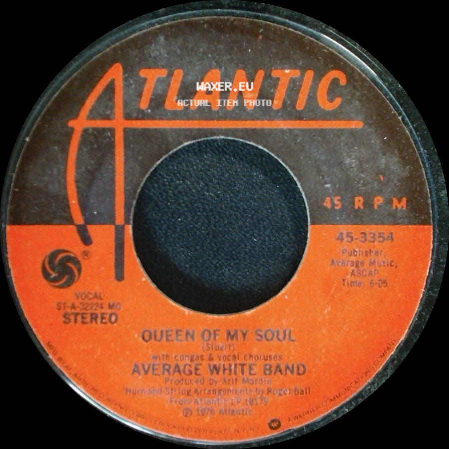 Average White Band - Would You Stay / Queen Of My Soul side B