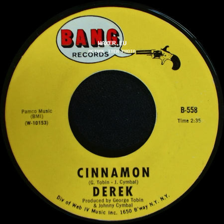 Derek - This Is My Story / Cinnamon side B