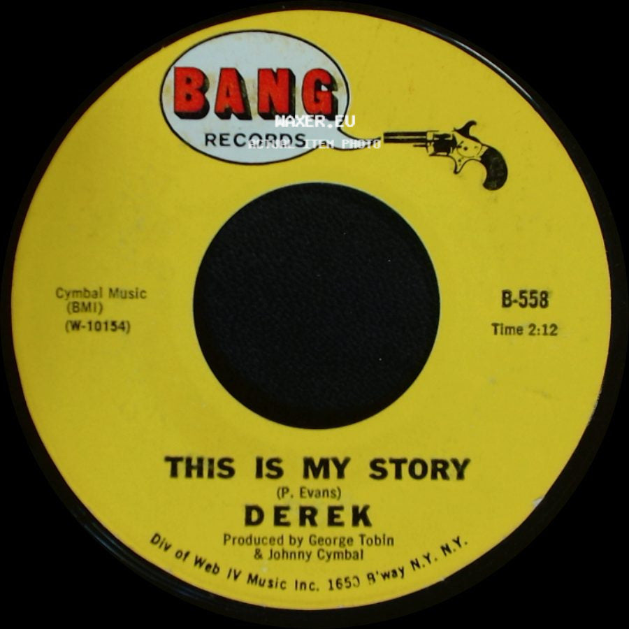 Derek - Cinnamon / This Is My Story side B