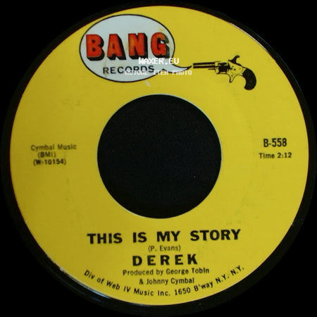 Derek - Cinnamon / This Is My Story side B