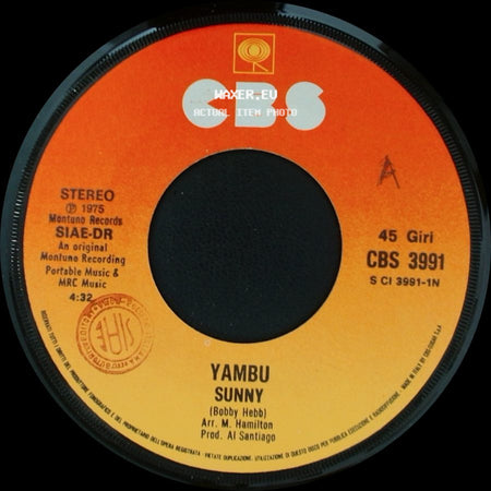 Sunny / Caballo - Yambu / Yambu side A