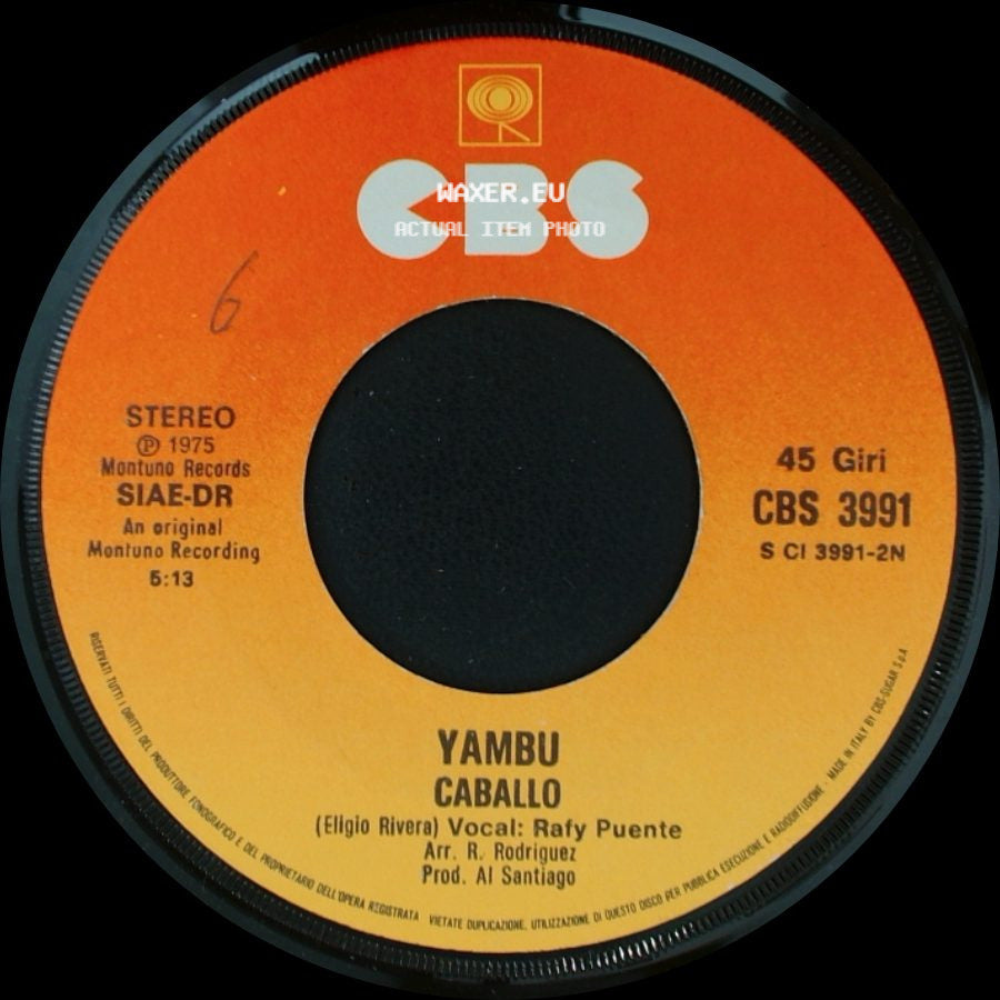 Sunny / Caballo - Yambu / Yambu side B