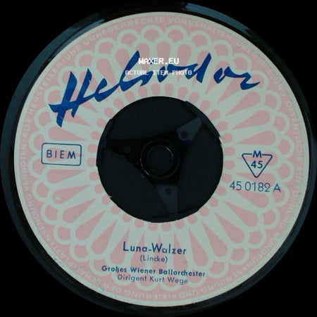 Großes Wiener Ballorchester - Es Gibt Nur Ein Paris (Sous Les Ponts De Paris) / Luna-Walzer side B