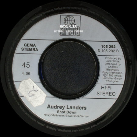 Audrey Landers - Shot Down / Manuel Goodbye side A