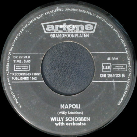 Willy Schobben With Orchestra - Mexico / Napoli side B