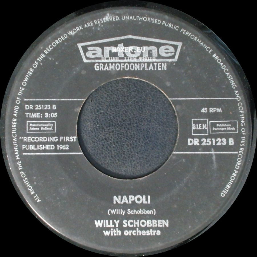 Willy Schobben With Orchestra - Mexico / Napoli side B