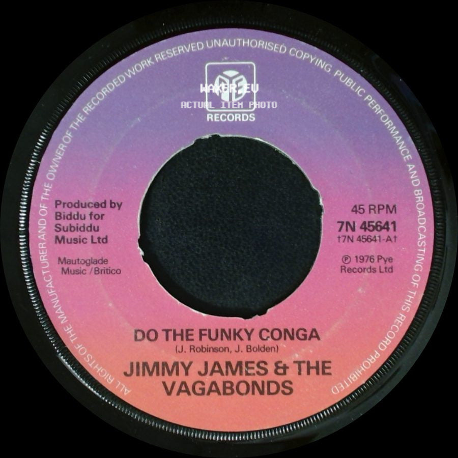 Jimmy James & The Vagabonds - Do The Funky Conga / No Other Woman side A