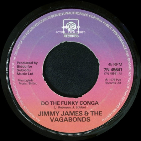 Jimmy James & The Vagabonds - Do The Funky Conga / No Other Woman side A