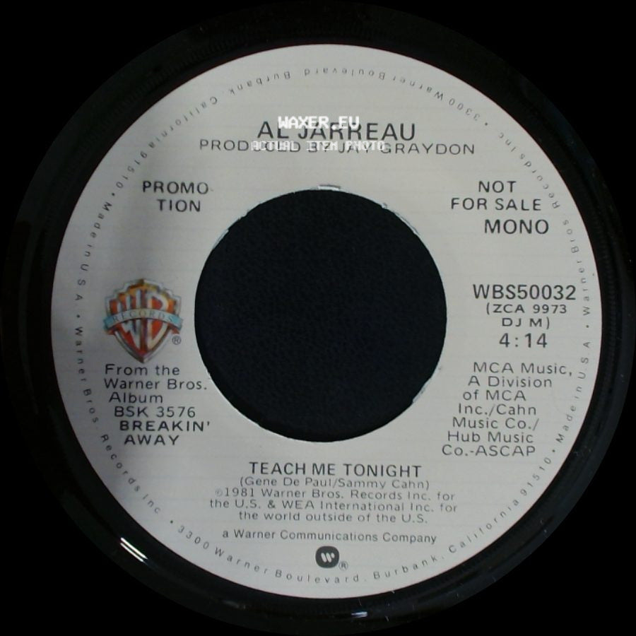 Al Jarreau - Teach Me Tonight / Teach Me Tonight side B