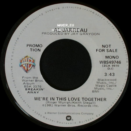 Al Jarreau - We're In This Love Together / We're In This Love Together side B