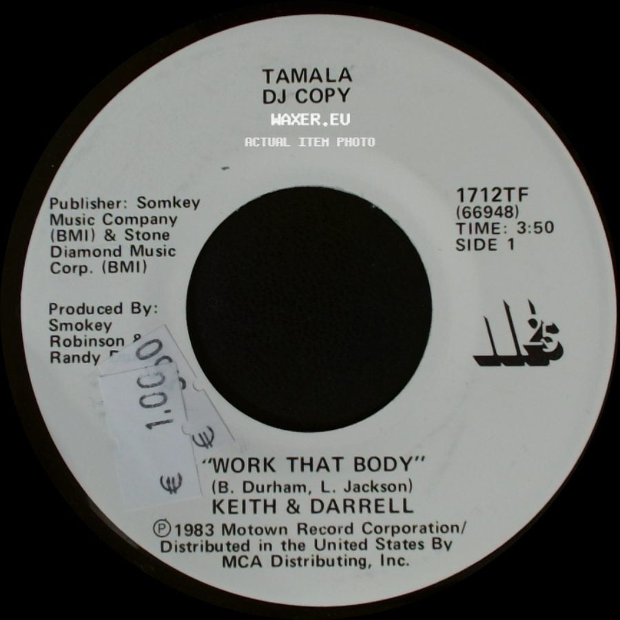 Keith & Darrell / Keith Carpenter - Work That Body / Work That Body side A