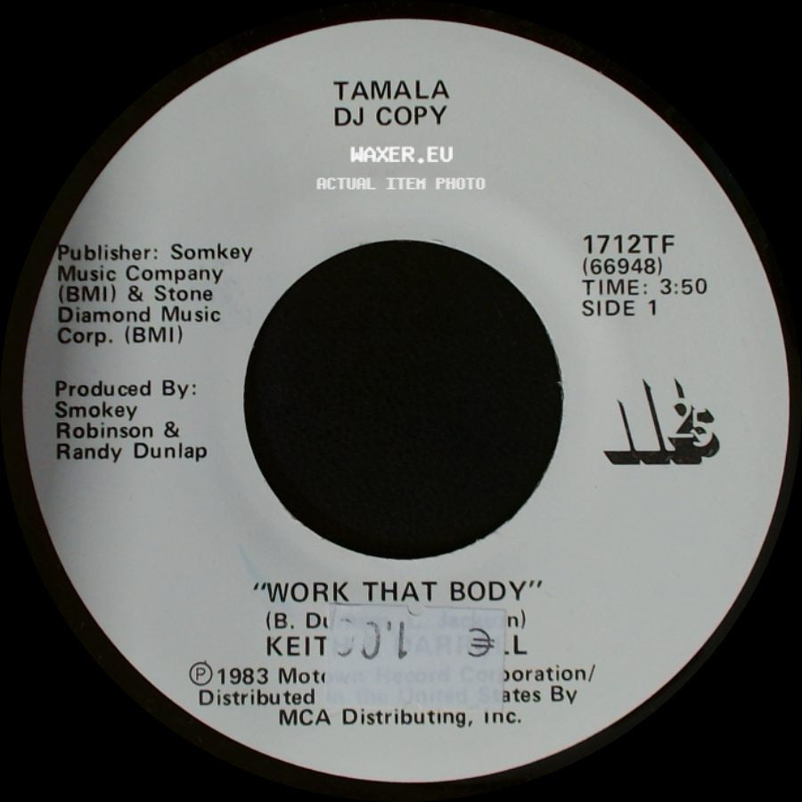Keith & Darrell / Keith Carpenter - Work That Body / Work That Body side B