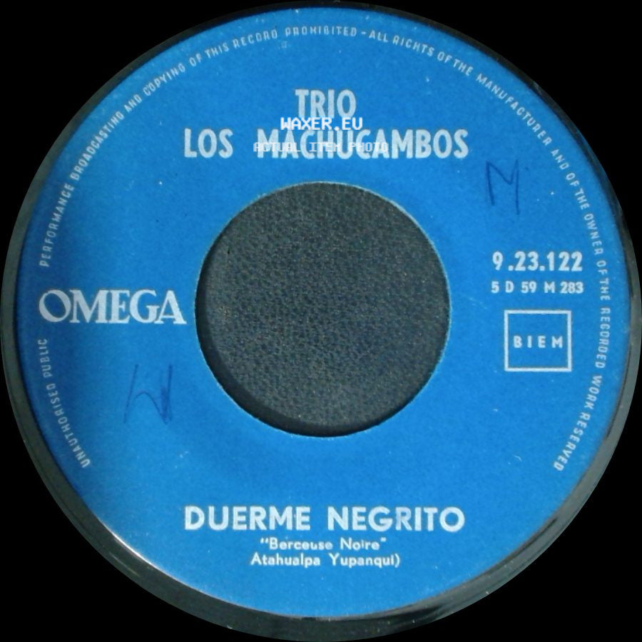Trio Los Machucambos - Duerme Negrito / La Bamba side A