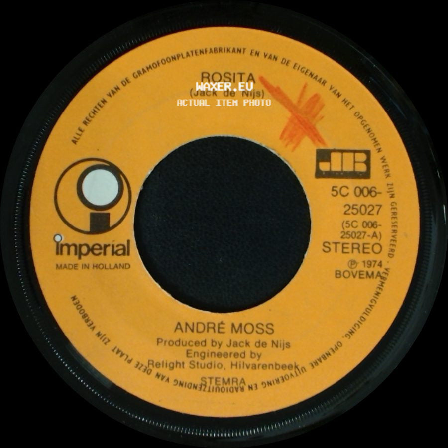 André Moss - Rosita / Autumn Song side A
