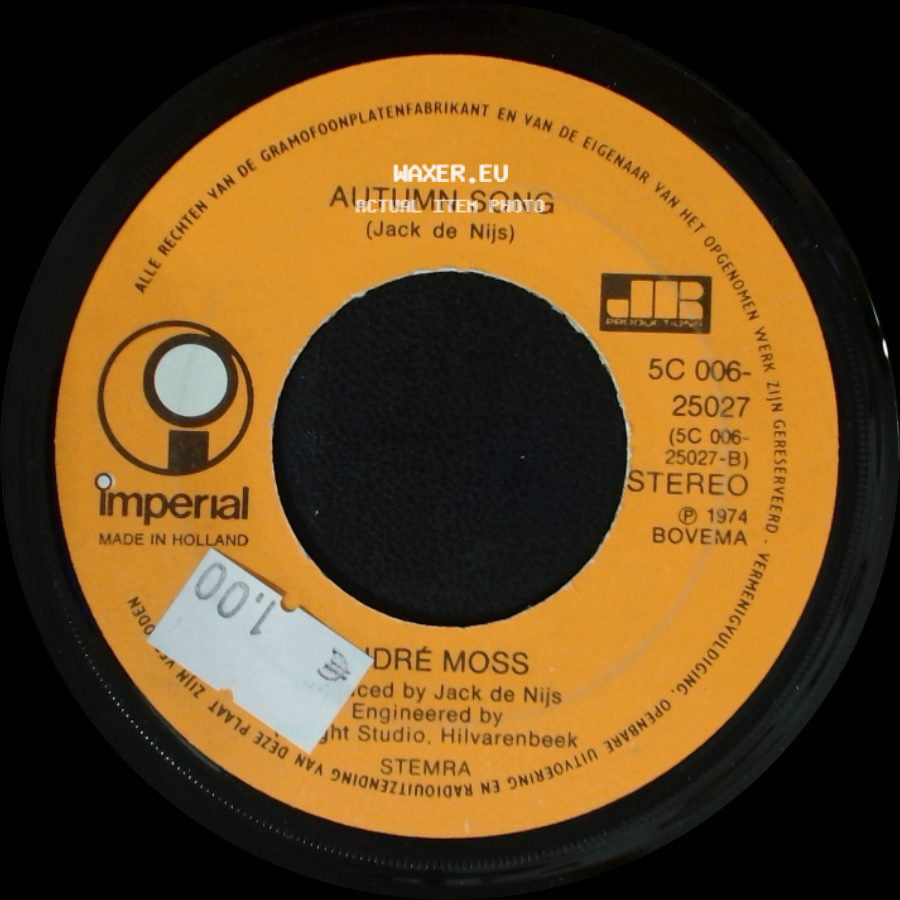 André Moss - Rosita / Autumn Song side B