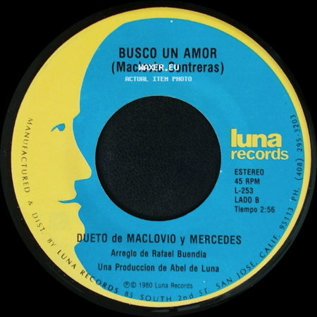 Dueto De Maclovio Y Mercedes - Mi Primer Alborada / Busco Un Amor side B