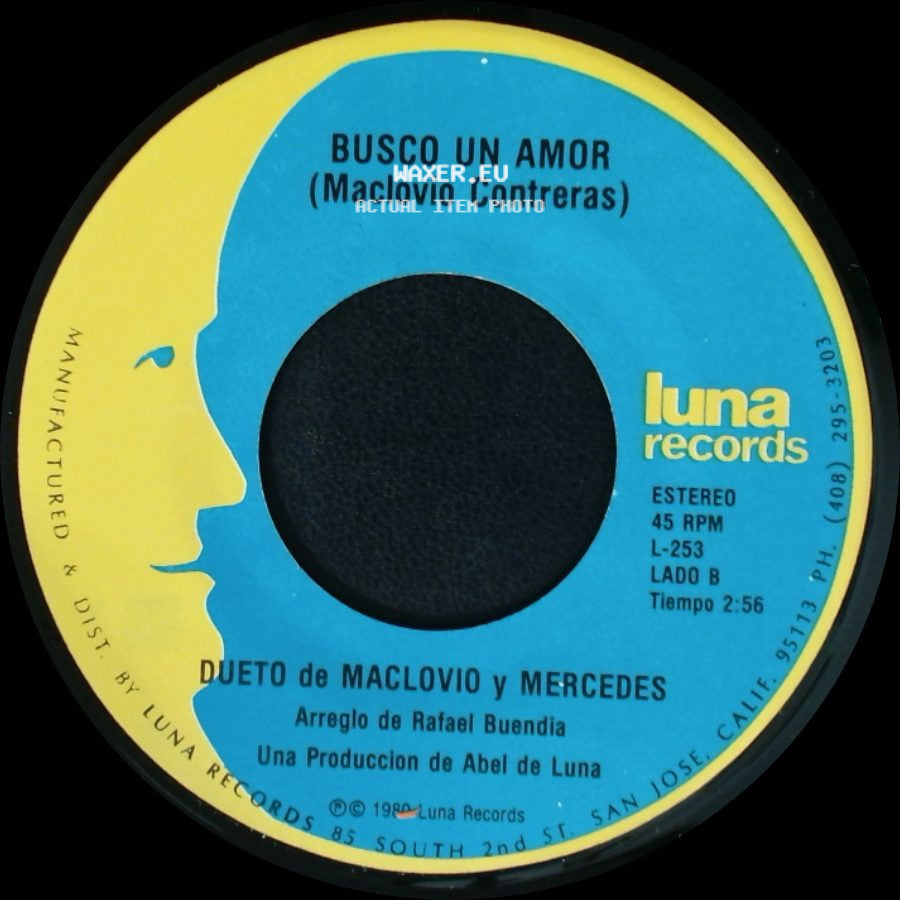 Dueto De Maclovio Y Mercedes - Mi Primer Alborada / Busco Un Amor side B