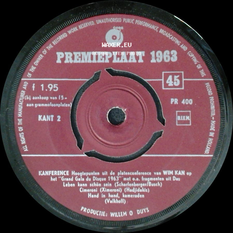 Wim Kan - Kanference / Unknown Title B side B