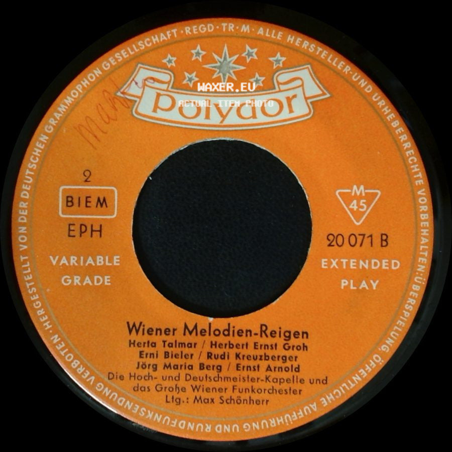 Wiener Melodien-Reigen - Wiener Melodien-Reigen / Unknown Title B side A