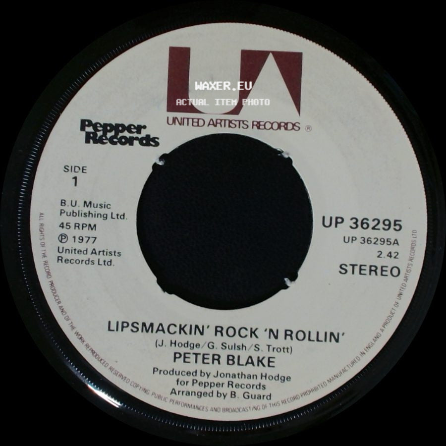 Peter Blake - Lipsmackin' Rock 'n Rollin' / Clever Dick side A