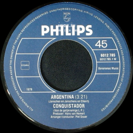 Conquistador - Argentina / U.O.Me. side A